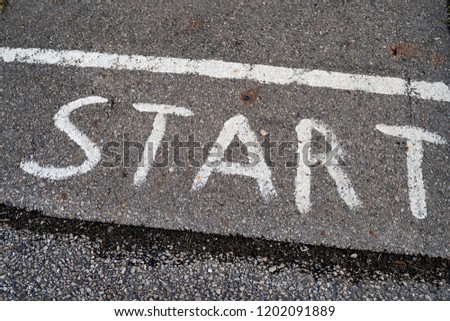 Start Text at Beginning of Path Outdoors