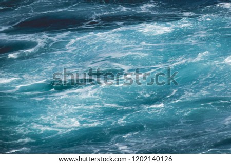 turquoise blue dark moody ocean background texture