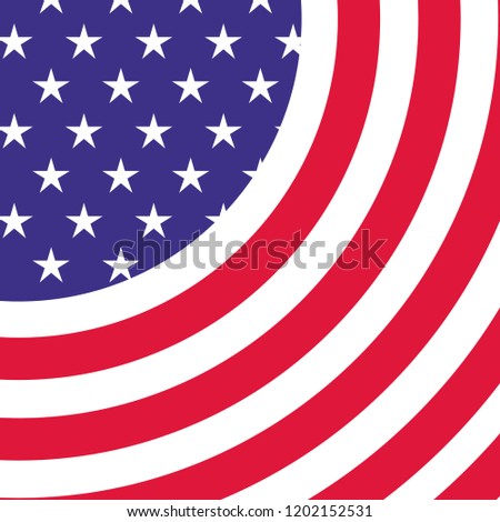 american flag pattern background isolated icon
