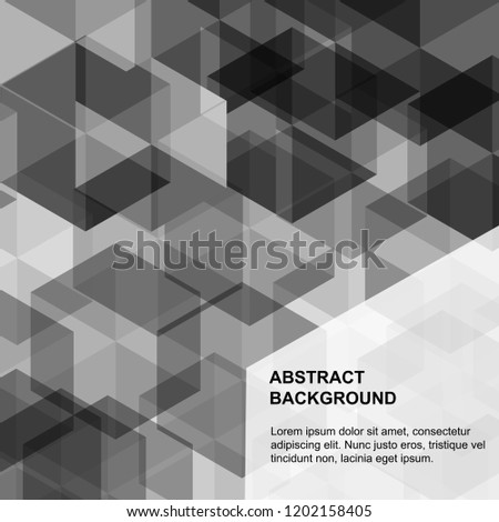 abstract background,EPS10 Design Graphic Concept box square blend with color Different level