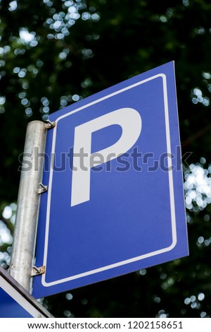 Street Parking Sign