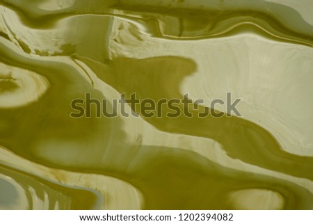 Blurred picture of surface and reflection of water in pond, Close up abstract soft focus background