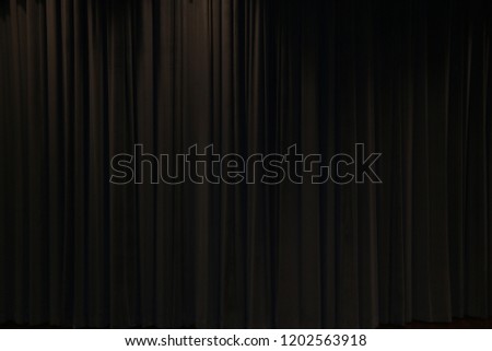 theater, stage, off velvet dark brown curtain image, photo Royalty-Free Stock Photo #1202563918