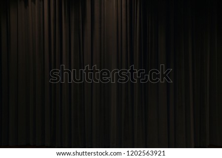 theater, stage, off velvet dark brown curtain image, photo Royalty-Free Stock Photo #1202563921
