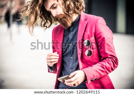Cool hipster portrait