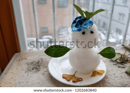 a cute winter snowman