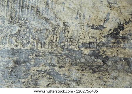 concrete in wall with abstract pattern and dirty because has abandoned