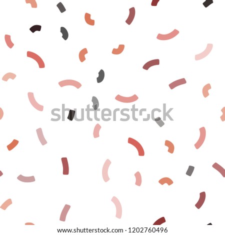 Dark Red vector seamless background with lamp shapes. Blurred geometric sample with gradient bubbles.  The elegant pattern for brand book.
