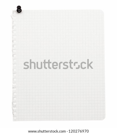 blank sheet of paper Royalty-Free Stock Photo #120276970