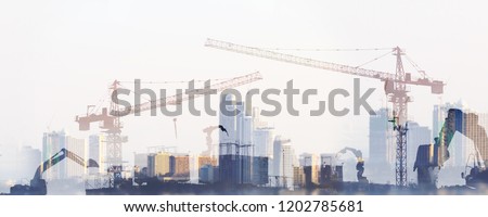 construction site background  Royalty-Free Stock Photo #1202785681
