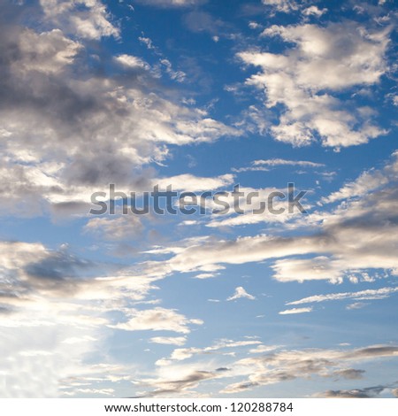 blue sky cloudy