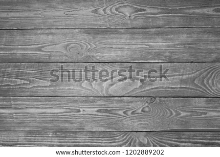 The background of the wooden texture boards black and white. Horizontal.