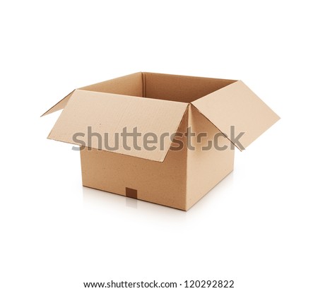 Cardboard box Royalty-Free Stock Photo #120292822