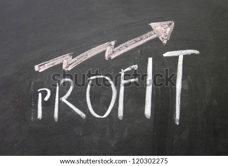 up profit sign