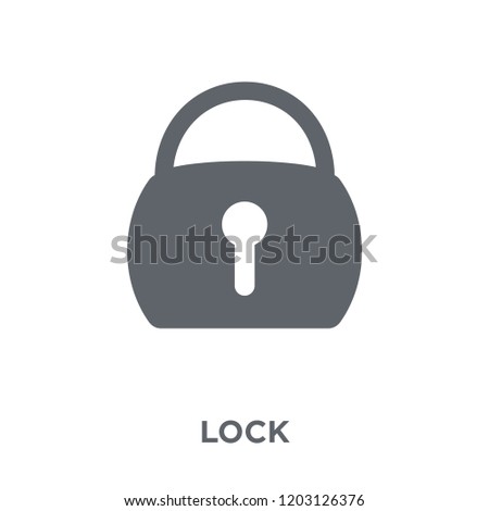 Lock icon. Lock design concept from  collection. Simple element vector illustration on white background.