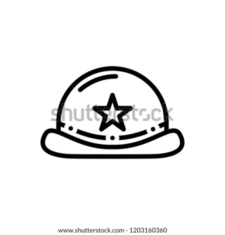 Vector icon for hat 