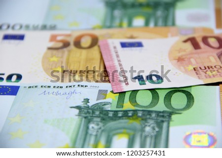 Euro money – Euro cash background