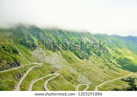 The Transfogaras or DN7C is a mountain road crossing the southern section of the Carpathian Mountains of Romania. 
