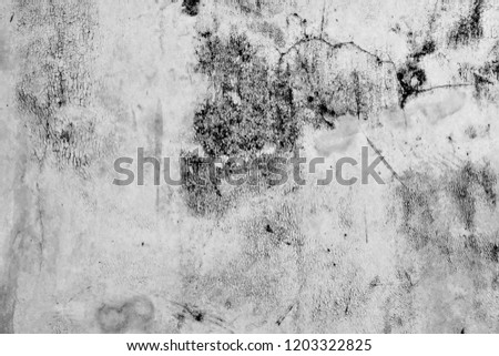 Background texture of the old wall, black and white abstract photo.