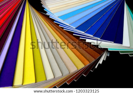 The collection of the color mount board for picture frame.