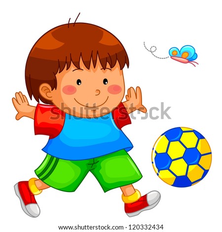 little boy playing with his ball (JPEG available in my gallery)
