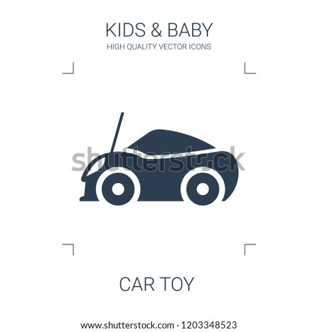 car toy icon. high quality filled car toy icon on white background. from kids baby collection flat trendy vector car toy symbol. use for web and mobile