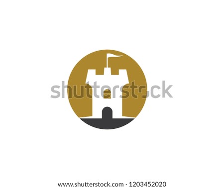 Castle symbol illustration