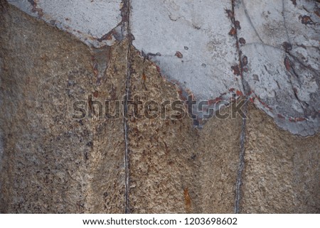Rock texture. Basalt. Multi-colored stone wall. Stone background. Fantasy wallpaper
