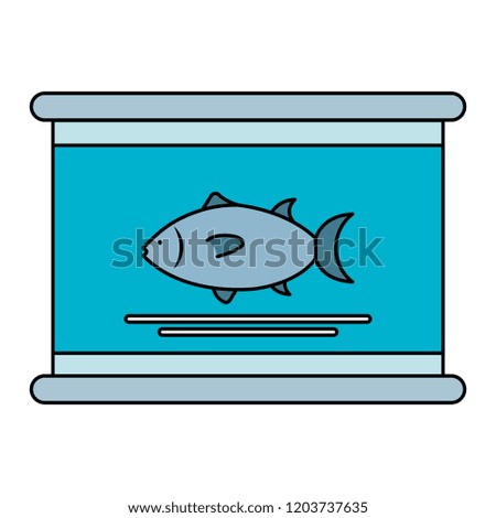 tuna canned sea food icon