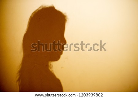 Shadow of a girl