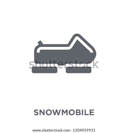 Snowmobile icon. Snowmobile design concept from  collection. Simple element vector illustration on white background.