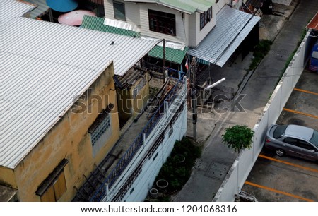 Thailand, Views of the streets of the city view background