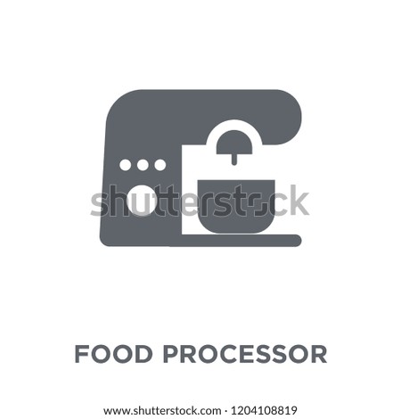 food processor icon. food processor design concept from Electronic devices collection. Simple element vector illustration on white background.