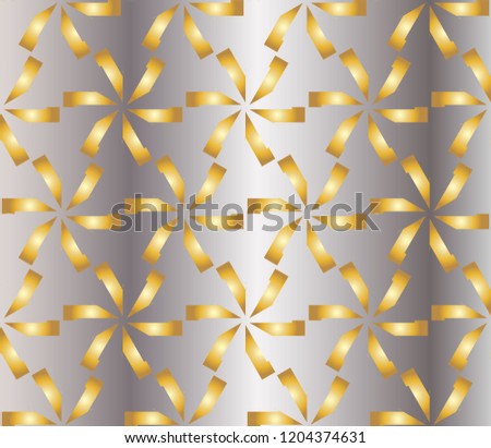 classic golden pattern. golden ornament in arabian style.  Vector illustration