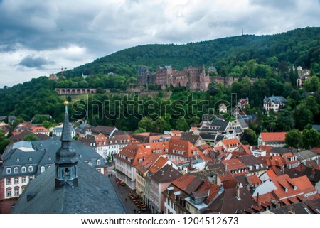 Heidelberg, Germany photographed in Heidelberg, Germany. Picture made in 2009.