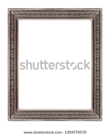 Silver frame for paintings, mirrors or photo