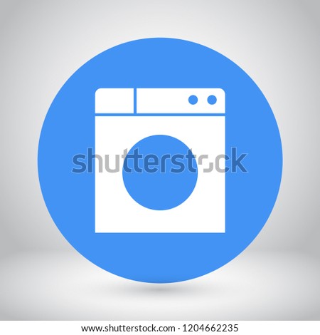 WASHER vector icon eps 10