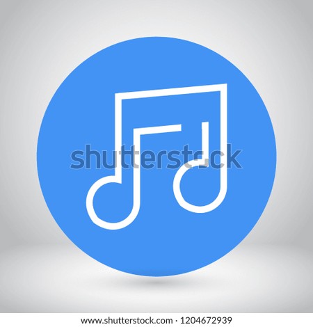 music vector icon 10 eps