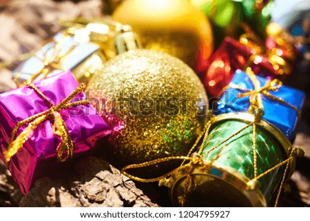 Christmas ornament background