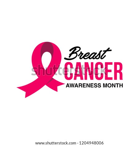 Breast Cancer Awareness Pink Ribbon. Pink october symbol. Disease prevention month banner concept. Vector healthcare Illustration. Abstract background with women health sign.