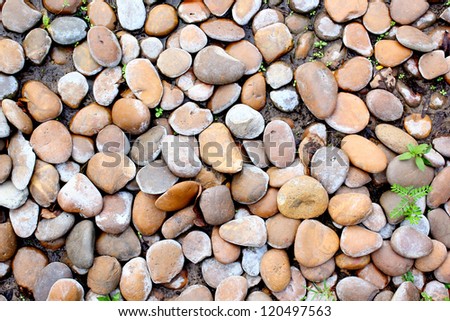The rock and stone background