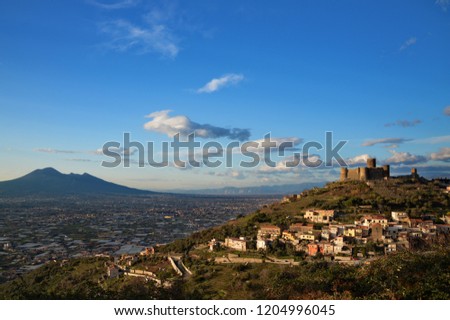 Images from Italy: the castle of Lettere (Naples)