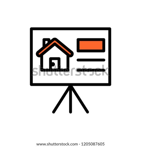 Real estate line icons