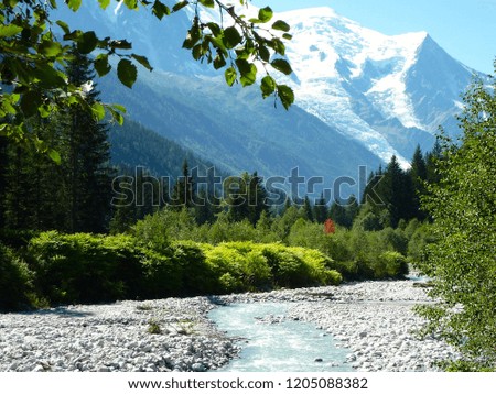 Breathtaking scenery in the Alps with Eiger view