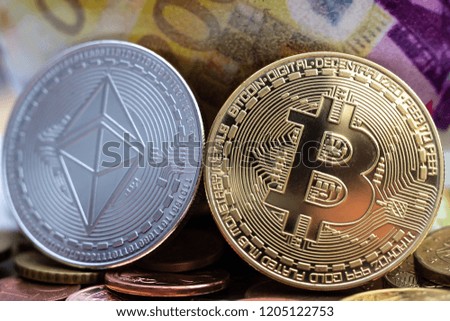 Ethereum Crypto Digital Currency Bitcoin Euro