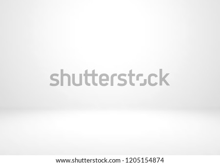 Empty gray studio room, used as background for display your products Royalty-Free Stock Photo #1205154874