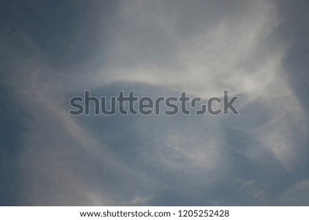 Weather in the sky depends on the color of the clouds. Images of clouds and sky filled the horizon. Blue skies as pictures change natural forms.