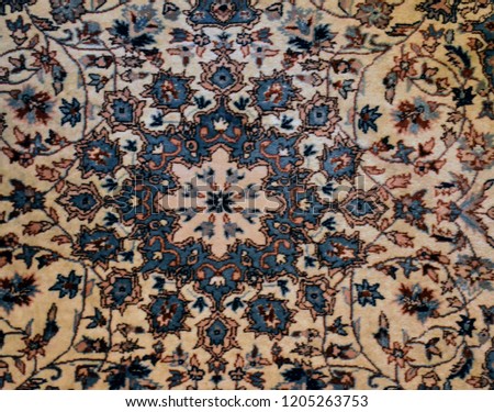 Persian Rug Carpet Isolated Background