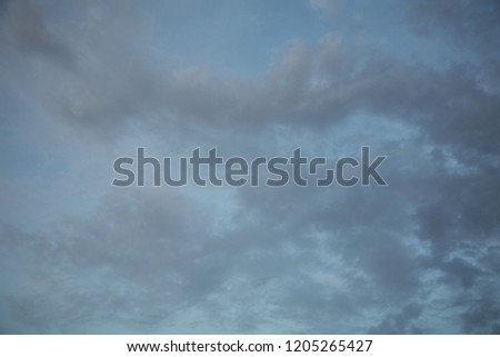 Background of blue sky as picture. Abstract clouds and sky. The best most beautiful images of the heavens with clouds.