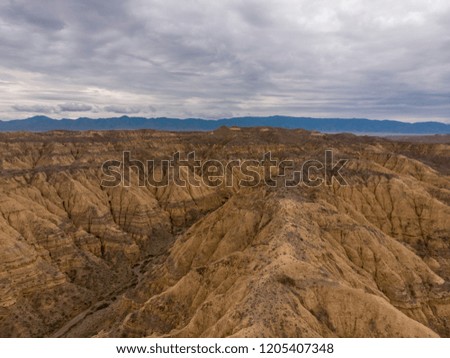 Charyn Canyon, Charyn National Park in Kazakhstan. The Valley of Castles. Second Biggest Canyon in the World. Areal photo.